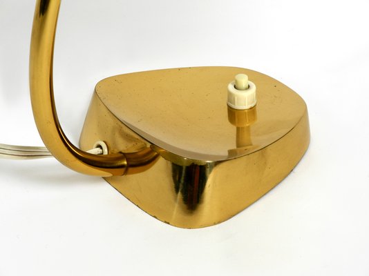 Mid-Century Brass Table Lamp with Fabric Shade from Kalmar Franken KG, Austria, 1950s-RR-727677