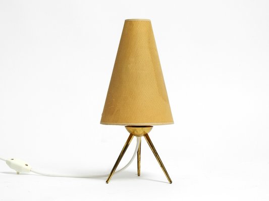 Mid-Century Brass Tripod Table Lamp, 1950s-RR-1779672