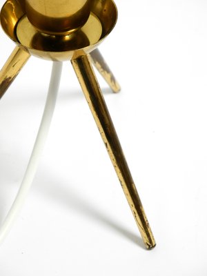 Mid-Century Brass Tripod Table Lamp, 1950s-RR-1779672