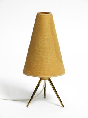 Mid-Century Brass Tripod Table Lamp, 1950s-RR-1779672