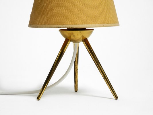 Mid-Century Brass Tripod Table Lamp, 1950s-RR-1779672