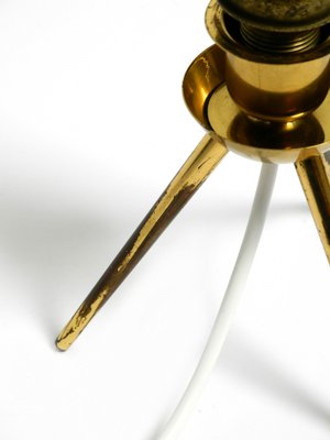 Mid-Century Brass Tripod Table Lamp, 1950s-RR-1779672