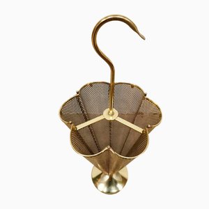 Mid-Century Brass Umbrella Stand, 1970s-BW-1065958