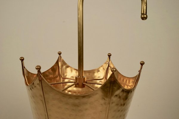 Mid-Century Brass Umbrella Stand-BAF-1168827