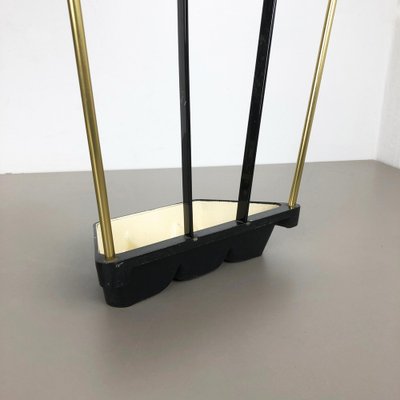 Mid-Century Brass Umbrella Stand, Germany, 1950s-QZ-1053311