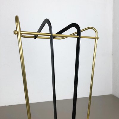 Mid-Century Brass Umbrella Stand, Germany, 1950s-QZ-1053311