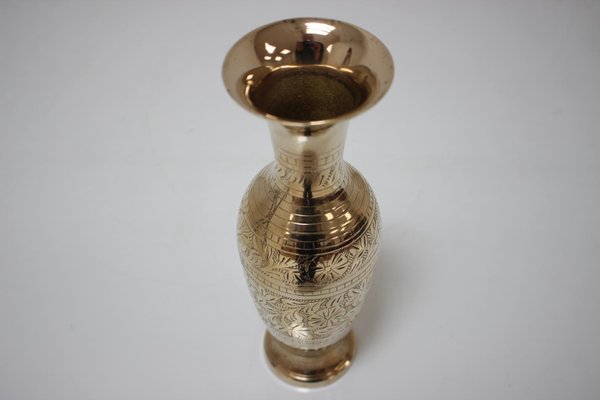 Mid-Century Brass Vase, 1960s-TZ-1062764