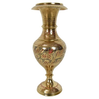 Mid-Century Brass Vase, 1960s-TZ-1141057