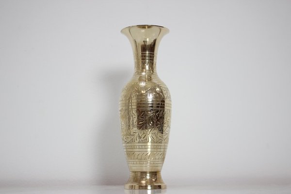 Mid-Century Brass Vase, 1960s-TZ-1062764