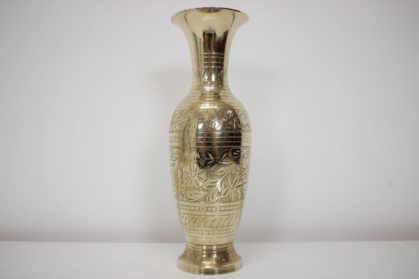 Mid-Century Brass Vase, 1960s-TZ-1062764