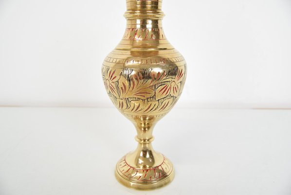 Mid-Century Brass Vase, 1960s-TZ-1141057