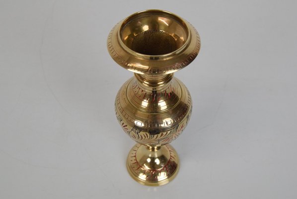 Mid-Century Brass Vase, 1960s-TZ-1141057