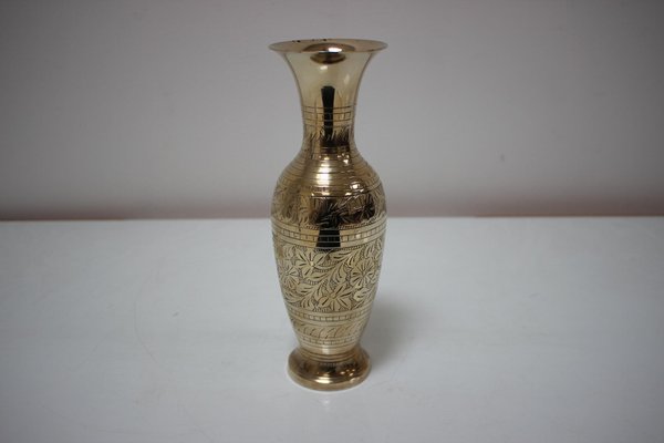 Mid-Century Brass Vase, 1960s-TZ-1062764