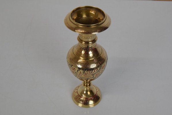 Mid-Century Brass Vase, 1960s-TZ-1141057