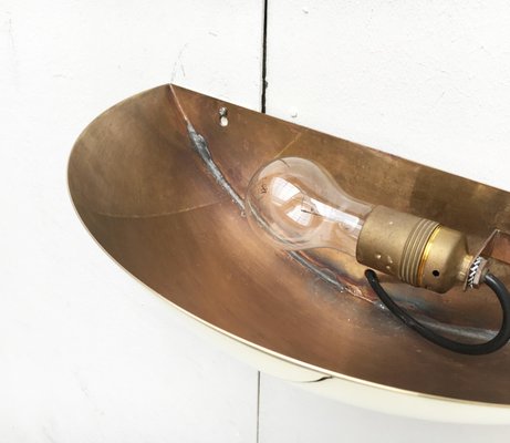 Mid-Century Brass Wall Lamp-UAH-928999