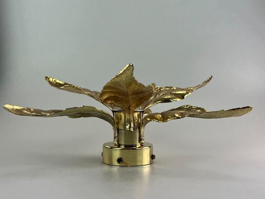 Mid-Century Brass Wall Lamp y Willy Daro for Massive, 1970s-EJL-1426216