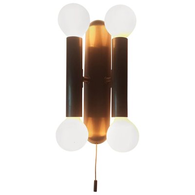 Mid-Century Brass Wall Light from Fischer Leuchten, 1970s-TZ-746223