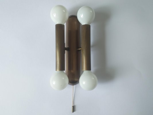 Mid-Century Brass Wall Light from Fischer Leuchten, 1970s-TZ-746223