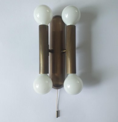 Mid-Century Brass Wall Light from Fischer Leuchten, 1970s-TZ-746223