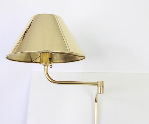 Mid-Century Brass Wall Sconces by Florian Schulz, 1980s-UGR-1085581