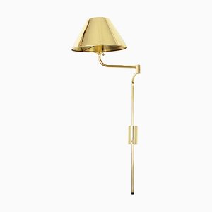 Mid-Century Brass Wall Sconces by Florian Schulz, 1980s-UGR-1085581