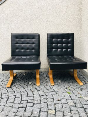 Mid-Century Bratislava Lounge Chairs from Drevopodnik Holesov, Set of 2-YNX-552402