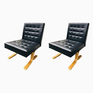 Mid-Century Bratislava Lounge Chairs from Drevopodnik Holesov, Set of 2-YNX-552402