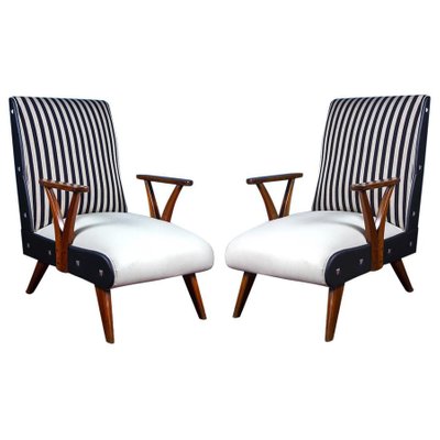 Mid-Century Brazilian Armchairs, 1950, Set of 2-MBH-1031566