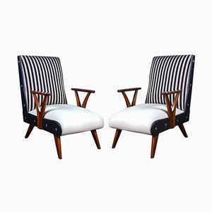 Mid-Century Brazilian Armchairs, 1950, Set of 2-MBH-1031566