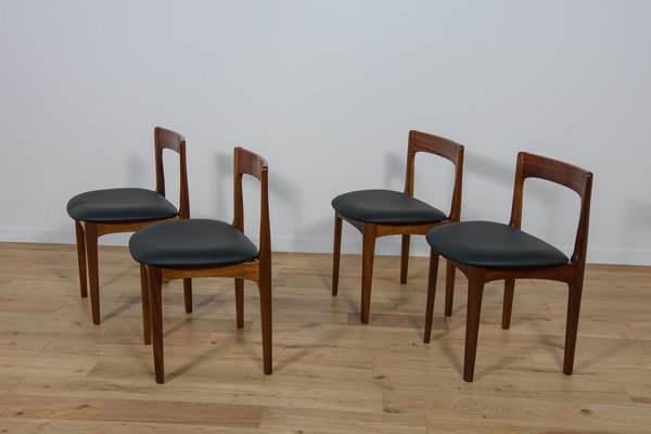 Mid-Century British Dining Chairs, 1960s, Set of 4-NIT-1798729