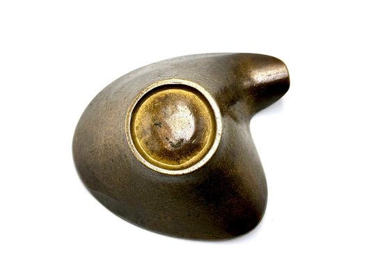 Mid-Century Bronze Ashtray attributed to Carl Auböck, Austria, 1950s-ZCY-1812014