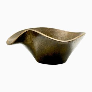 Mid-Century Bronze Ashtray attributed to Carl Auböck, Austria, 1950s-ZCY-1812014