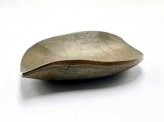 Mid-Century Bronze Leaf Ashtray attributed to Carl Auböck, Austria, 1950s-ZCY-1812015