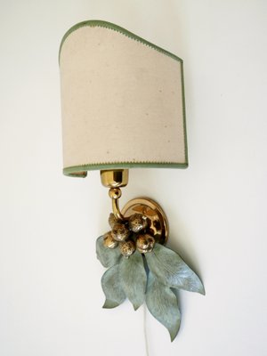 Mid-Century Bronze & Patinated Brass Sconce-WPT-1210204