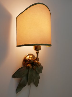 Mid-Century Bronze & Patinated Brass Sconce-WPT-1210204