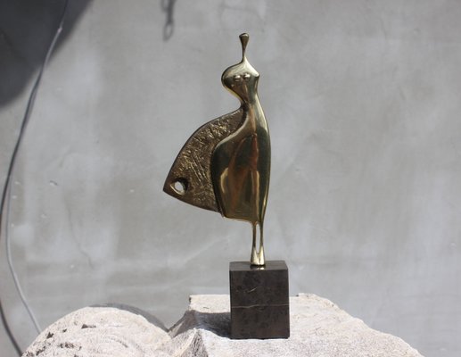 Mid-Century Bronze Statue of Dancing Woman by Milko Dobrev-UWJ-1231679