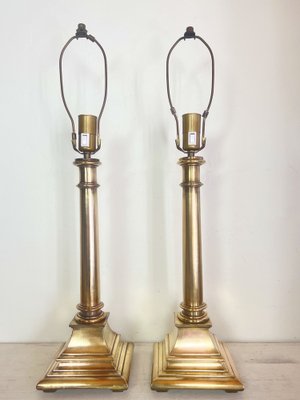 Mid-Century Bronze Table Lamps from Kullmann, 1970s, Set of 2-WZZ-1328833