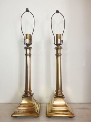 Mid-Century Bronze Table Lamps from Kullmann, 1970s, Set of 2-WZZ-1328833