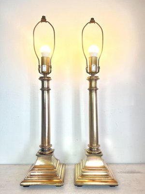 Mid-Century Bronze Table Lamps from Kullmann, 1970s, Set of 2-WZZ-1328833