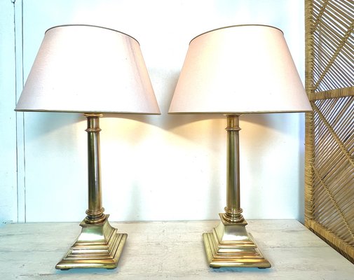 Mid-Century Bronze Table Lamps from Kullmann, 1970s, Set of 2-WZZ-1328833