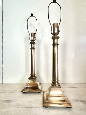 Mid-Century Bronze Table Lamps from Kullmann, 1970s, Set of 2-WZZ-1328833