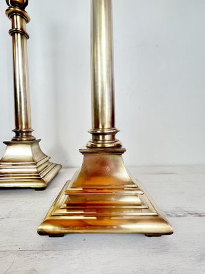 Mid-Century Bronze Table Lamps from Kullmann, 1970s, Set of 2-WZZ-1328833