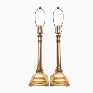 Mid-Century Bronze Table Lamps from Kullmann, 1970s, Set of 2-WZZ-1328833