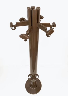 Mid-Century Brown Plastic Coat Rack by Giancarlo Piretti for Anonima Castelli, 1972-JDR-1126013