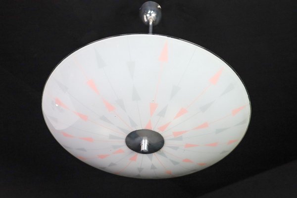 Mid-Century Brussels World Expo 1958 Pendant Lamp in Glass-TRW-1797130