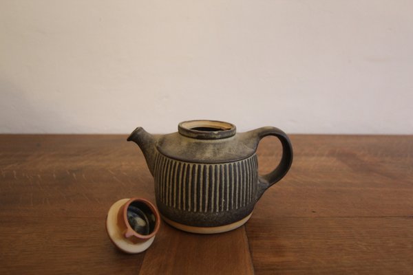 Mid-Century Brutalism British Tremar Pottery Tea Set, 1960s, Set of 26-TAT-2036832