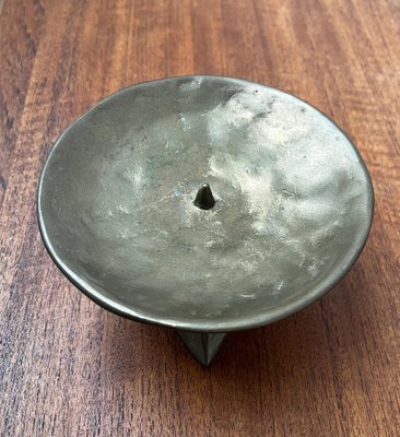 Mid-Century Brutalist Bronze Candleholder, 1960s-UAH-1799048