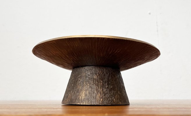 Mid-Century Brutalist Bronze Candleholder, 1960s-UAH-1798364