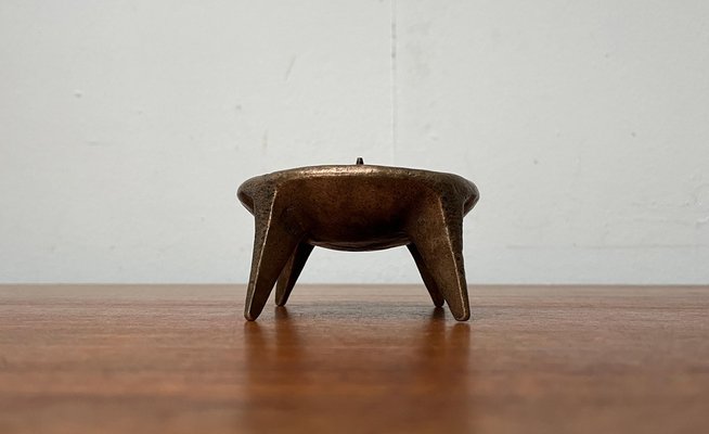 Mid-Century Brutalist Bronze Candleholder, 1960s-UAH-1811384