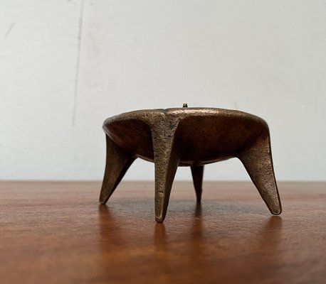 Mid-Century Brutalist Bronze Candleholder, 1960s-UAH-1811384